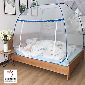 Màn Chụp Cao Cấp Mộc Miên Đỉnh Rộng - Kích thước 1,8mx2m Không Hoạ Tiết ( Hà Nội )