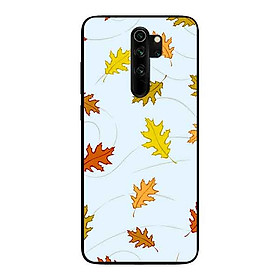 Ốp Lưng in cho Xiaomi Redmi Note 8 Pro Mẫu Lá Mùa Thu - Hàng Chính Hãng