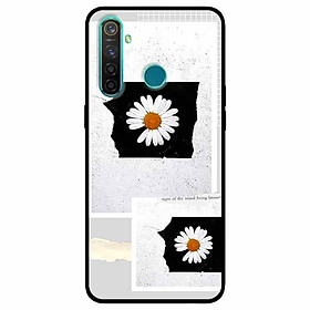 Ốp lưng in cho Realme 5 Pro Mẫu Hai Khung Hoa Cúc