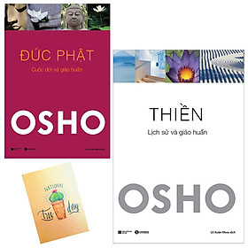 Combo Thiền - Lịch Sử Và Giáo Huấn và  Đức Phật - Cuộc Đời Và Giáo Huấn( Tặng Kèm Sổ Tay Xương Rồng)