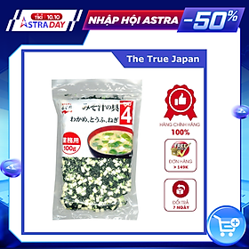 Canh Miso rong biển đậu hũ khô Nagaya Nhật Bản 100g