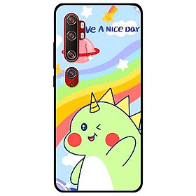 Ốp lưng dành cho Xiaomi Mi Note 10 - Mi Note 10 Pro - mẫu Khủng Long Xanh