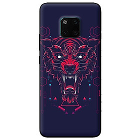 Ốp lưng in cho Huawei Mate 20 Pro mẫu Sói - Hàng chính hãng
