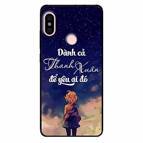 Ốp lưng in cho Xiaomi Mi 8 Mẫu Dành Cả Thanh Xuân Girl