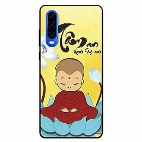 Ốp lưng in cho Huawei P30 Mẫu Tâm Chú Tiểu