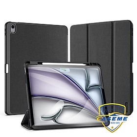 [iPad Air 6 M2] Bao Da Chính Hãng Dux Ducis Domo Kèm Khay Đựng Bút Dành Cho iPad Air 6 M2 -11 inch 2024. iPad Air 6 M2 - 13 inch 2024 - Hàng Nhập Khẩu 
