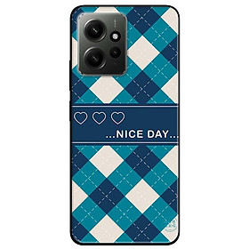 Ốp lưng dành cho Redmi Note 12 - Redmi Note 12 Pro 4G - Redmi Note 12 Pro 5G - Nice Day Xanh - Hàng Chính Hãng