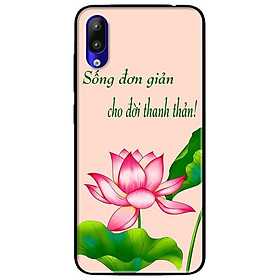 Ốp lưng dành cho Vsmart Start mẫu Sống Đơn Giảnn