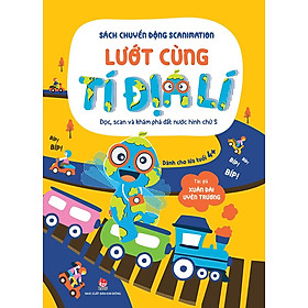 Kim Đồng - Sách chuyển động scanimation - Lướt cùng Tí Địa Lí