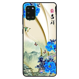 Ốp lưng dành cho Samsung Galaxy A31 mẫu Hoa Xanh và Bướm