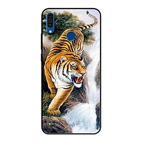 Ốp Lưng in cho Huawei Y9 2019 Mẫu Nền Hổ Mẫu 2 - Hàng Chính Hãng