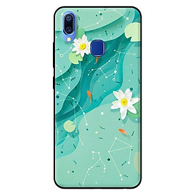 Ốp in cho Vivo Y95 Họa Tiết Nền Xanh - Hàng chính hãng