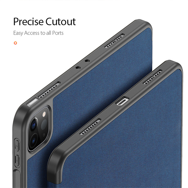 Bao Da Dành Cho iPad Pro 11 inch 2020/ 2021/ 2022 Dux Ducis Domo Series Có Khe Cắm Bút, Tự Động Tắt Mở - Hàng Chính Hãng