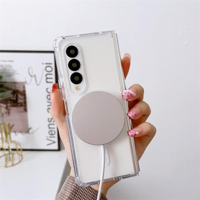 Ốp Lưng Từ Tính Cho Samsung Galaxy Z FOLD 6 / Z FOLD 5 / Z FOLD 4 / Z FLIP 5 / Z FLIP 4 / Z FLIP 3 Từ Tính Trong Suốt