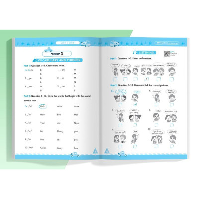 Sách - Big 4 Bộ Đề Tự Kiểm Tra 4 Kỹ Năng Nghe - Nói - Đọc - Viết Tiếng Anh Lớp 3 - Chọn Lẻ 2 Tập - Megabook