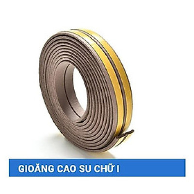 Ron cửa cuộn bán theo mét dài Gioăng cao su chữ I chống ồn, ngăn Bụi cửa Sổ (roncua) 