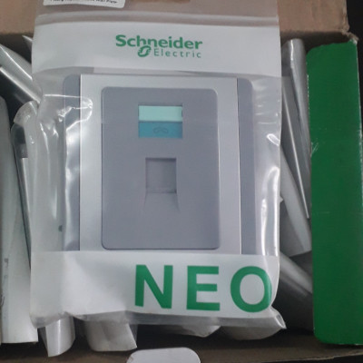 Ổ điện thoại/internet E3031RJK GS Bạc Schneider | Chính hãng |