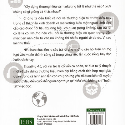 Cách để thương hiệu của bạn nổi bật trong xã hội bùng nổ thông tin: Branding 4.0 ( Tặng Boookmark Tuyệt Đẹp )