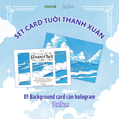Chúng Ta Đã Không Chết Khi Còn Trẻ - Tặng Kèm 1 Bìa Áo Hai Mặt + 1 Bookmark Chibi Bế Hình + 1 Background Card Hologram + 2 Clearcard