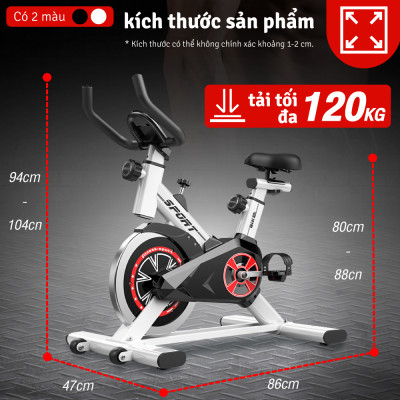 Xe đạp tập thể dục, Xe đạp thể thao,Xe đạp thể dục trong nhà giảm mỡ, săn chắc cơ thể, S500 - S303 - Elite 03 có đồ hồ hiển thị quãng đường, calo tiêu thụ, (hàng nhập khẩu)