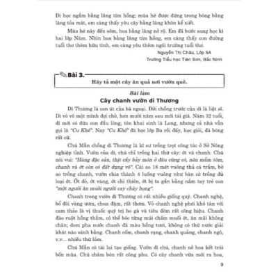 Những Bài Văn Miêu Tả Lớp 5 (HA-MK)