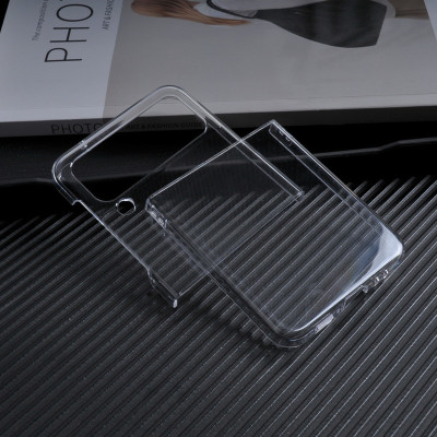 Ốp lưng Trong Suốt dành cho Samsung Galaxy Z Flip 4 Chống Sốc, Chống Ố Vàng - Hàng chính hãng