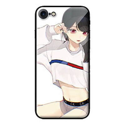 Ốp kính cường lực cho iPhone 7 mẫu GIRL 283 - Hàng chính hãng