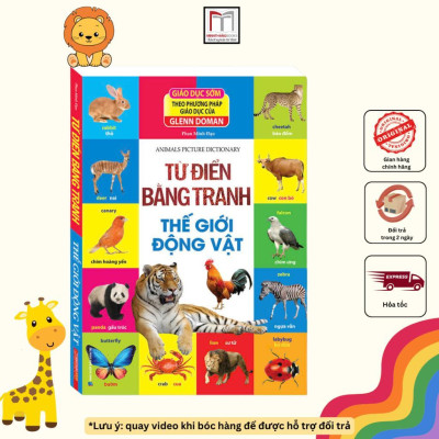 Sách - Từ Điển Bằng Tranh - Song Ngữ Anh Việt - Bìa Cứng - Chọn Lẻ 6 Chủ Đề - Minh Thắng