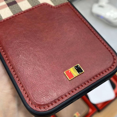 Ốp lưng dành cho iPhone 16 Pro Max, iPhone 16 Pro, iPhone 16 Plus, iPhone 16 hiệu Mentor VII Pocard da chống sốc, có ngăn cài thẻ, cao cấp - Hàng chính hãng