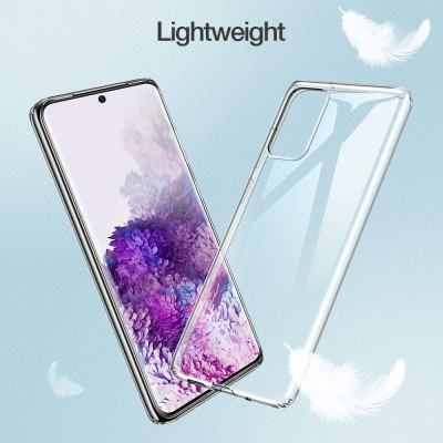Ốp lưng dẻo silicon cho Samsung Galaxy S20  hiệu Ultra Thin (siêu mỏng 0.6mm, chống trầy, chống bụi) - Hàng nhập khẩu