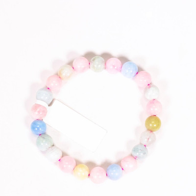 Vòng tay đá Beryl đa sắc size hạt 8mm - Ngọc Quý Gemstones