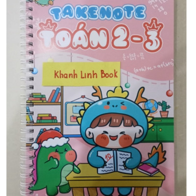Sách - takenote toán + tập làm văn + tiếng anh lớp 2 - 3