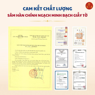 Hồng sâm củ khô dòng Good 150gram (size 15 – 5 củ)