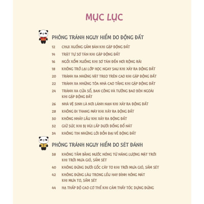 100++ Kỹ Năng Tự Bảo Vệ Bản Thân Cho Trẻ - Ứng Phó Với Thiên Tai