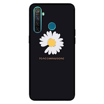 Ốp Lưng in cho Realme 5 Pro Mẫu Peace Hoa Cúc  - Hàng Chính Hãng