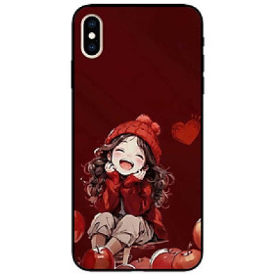 Ốp lưng cho iPhone X - iPhone Xs - Xs Max - XR - iPhone 11 - 11 Pro Max - Cô Gái Yêu Đời - Hàng Chính Hãng