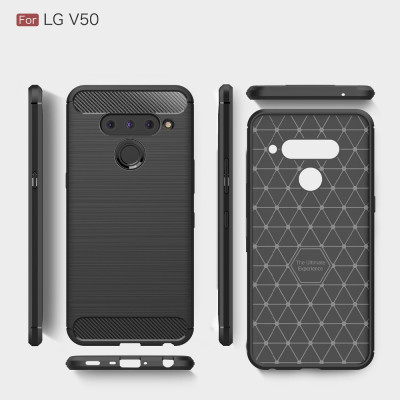 Ốp lưng LG V50 ThinQ 5G hiệu Likgus chống sốc chuẩn quân đội, chống va đập, chống vân tay - Hàng nhập khẩu