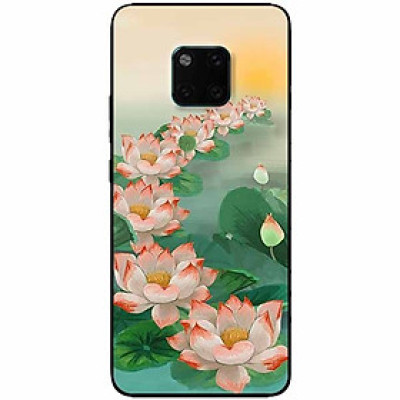Ốp lưng in cho Huawei Mate 20 Pro Mẫu Bảy Đóa Sen