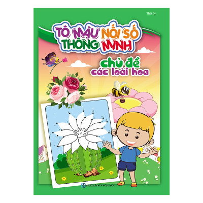 Tô Màu Nối Số Thông Minh Cho Bé 3-6 Tuổi (Bộ Túi 8 Cuốn) (Tặng kèm booksmark)