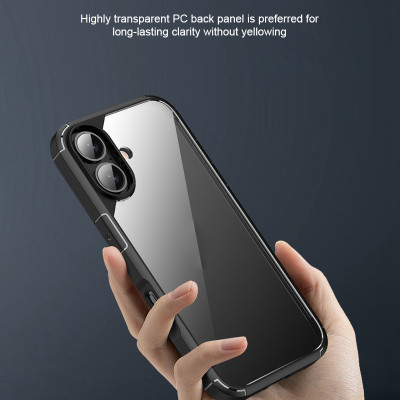 Ốp lưng chống sốc lưng trong dành cho iPhone 16 / 16 Plus / 16 Pro / 16 Pro Max - Hàng chính hãng