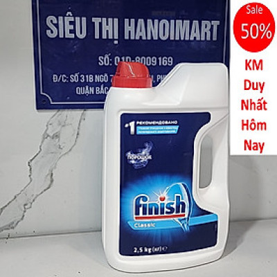 Bột rửa bát Finish 2,5kg
