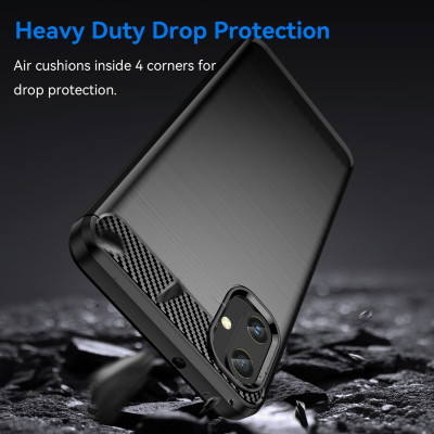 Ốp lưng chống sốc vân kim loại cho Samsung Galaxy A05 hiệu Likgus (chuẩn quân đội, chống va đập, chống vân tay) - Hàng nhập khẩu