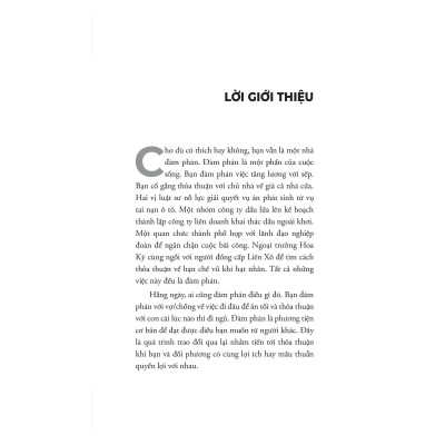 Thương Lượng Không Nhân Nhượng - Bí Quyết Giành Lợi Thế Trong Mọi Cuộc Đàm Phán (Tái Bản 2025) - Bản Quyền