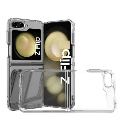 Ốp lưng trong suốt chống sốc cho Samsung Galaxy Z Flip 6 / ZFLip 6 5G hiệu Likgus Crystal - Bảo vệ toàn diện, chống sốc chống va đập, đệm khí 4 góc - Hàng nhập khẩu