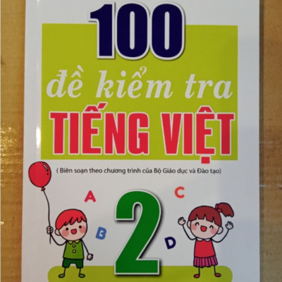 Sách - 100 Đề Kiểm Tra Tiếng Việt Lớp 2