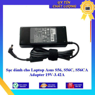 Sạc dùng cho Laptop Asus S56 S56C S56CA Adapter 19V-3.42A - Hàng Nhập Khẩu New Seal