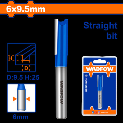 MŨI PHAY GỖ THẲNG 6X9.5MM WRG1403 WADFOW - HÀNG CHÍNH HÃNG