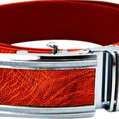 Thắt Lưng Nam Da Đà Điểu Bản Lớn Trơn Huy Hoàng HT4427 - Vàng