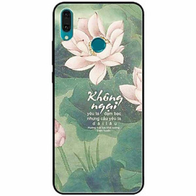 Ốp lưng in cho Huawei Y9 2019 Mẫu Không Ngại Yêu