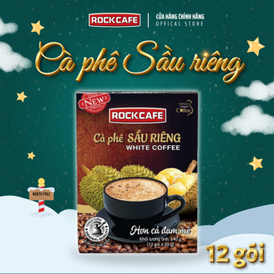 [CB] 2 hộp: Cà phê Dừa + Cà phê Sầu Riêng (Hộp 12 gói x 20 gr)